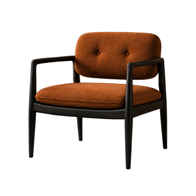 Wood Frame Lounge Chair