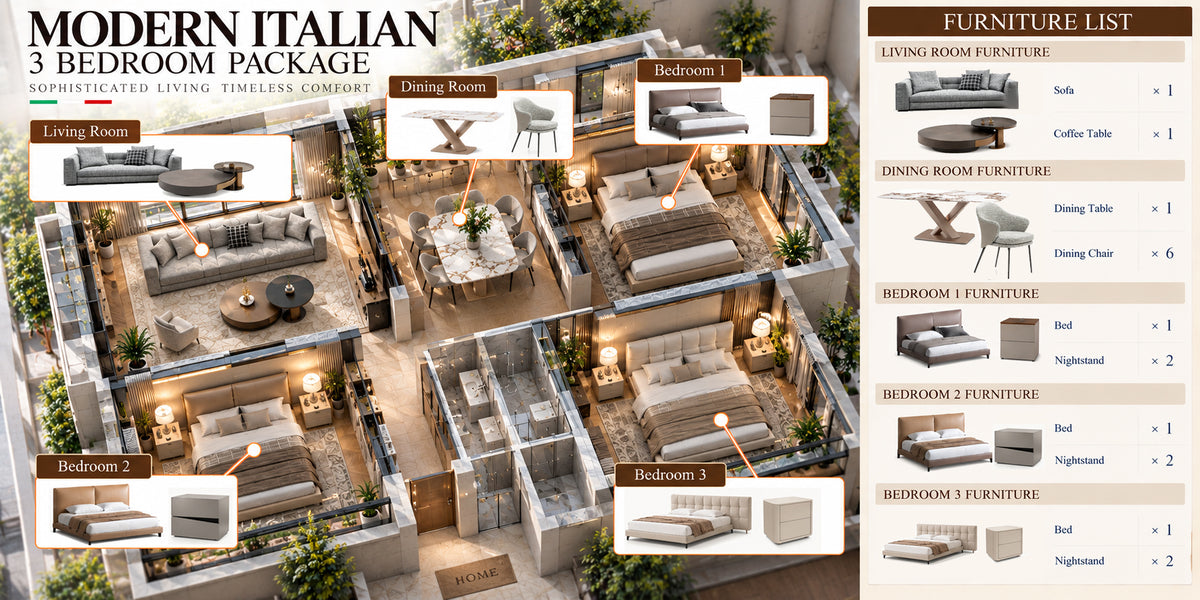 Modern Italian - 3 Bedroom Package