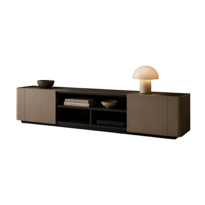 Low Storage Cabinet / Low Sideboard – Gray Lacquer
