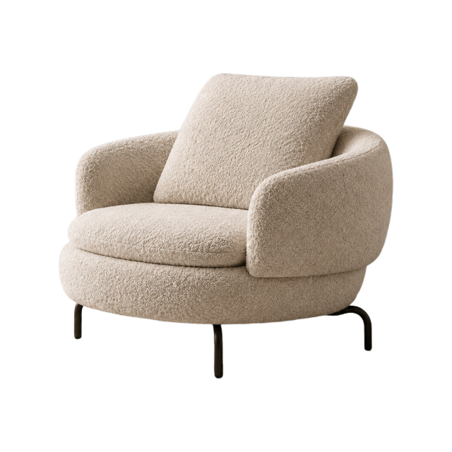 Upholstered Lounge Chair – Model A