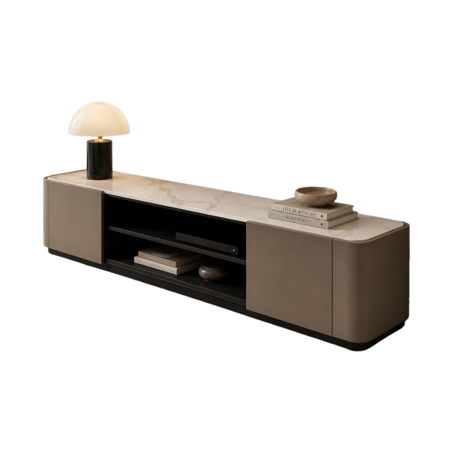 Low Storage Cabinet / Low Sideboard – Marble Top
