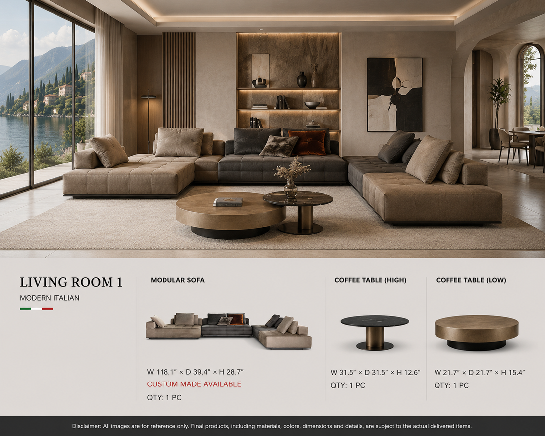 MODERN ITALIAN LIVING ROOM