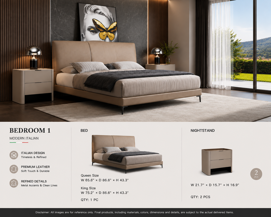 MODERN ITALIAN BED ROOM 1