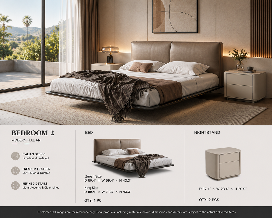 MODERN ITALIAN BED ROOM 1