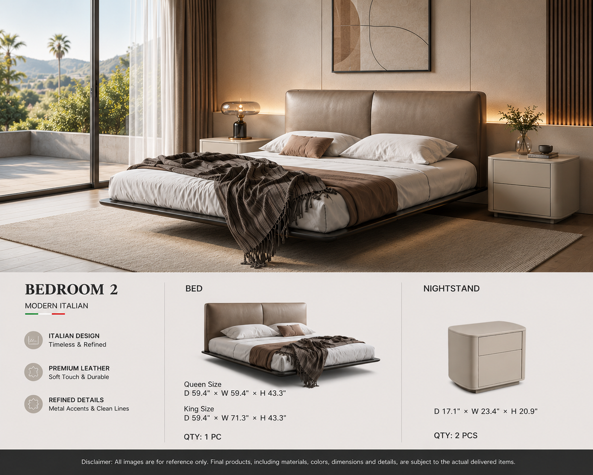 MODERN ITALIAN BED ROOM 1