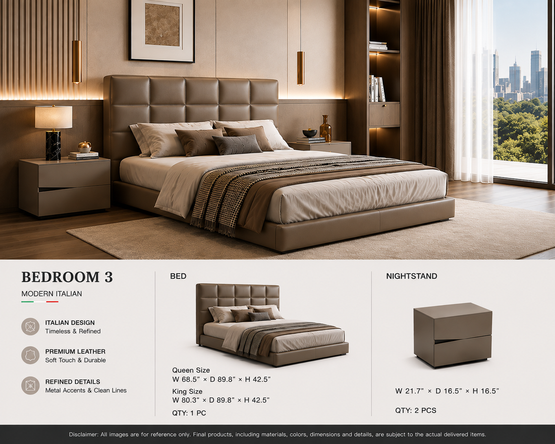 MODERN ITALIAN BED ROOM 1