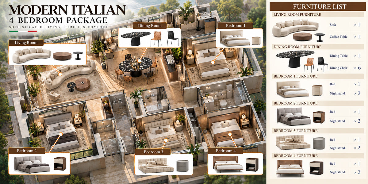 Modern Italian - 4 Bedroom Package
