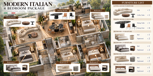 Modern Italian - 4 Bedroom Package