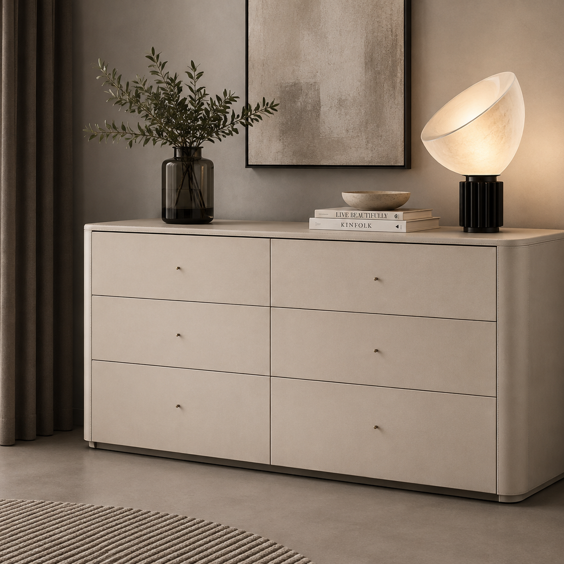 Six-Door Sideboard / Storage Cabinet