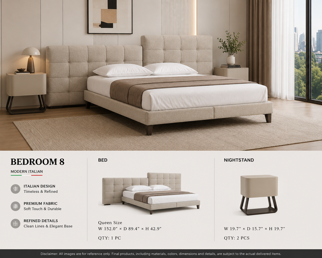 MODERN ITALIAN BED ROOM 1