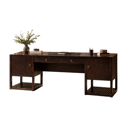 Executive Desk / African Walnut Desk — D15-JY-6285