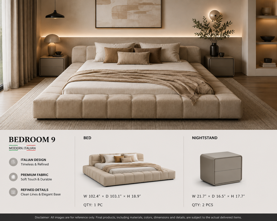 MODERN ITALIAN BED ROOM 1