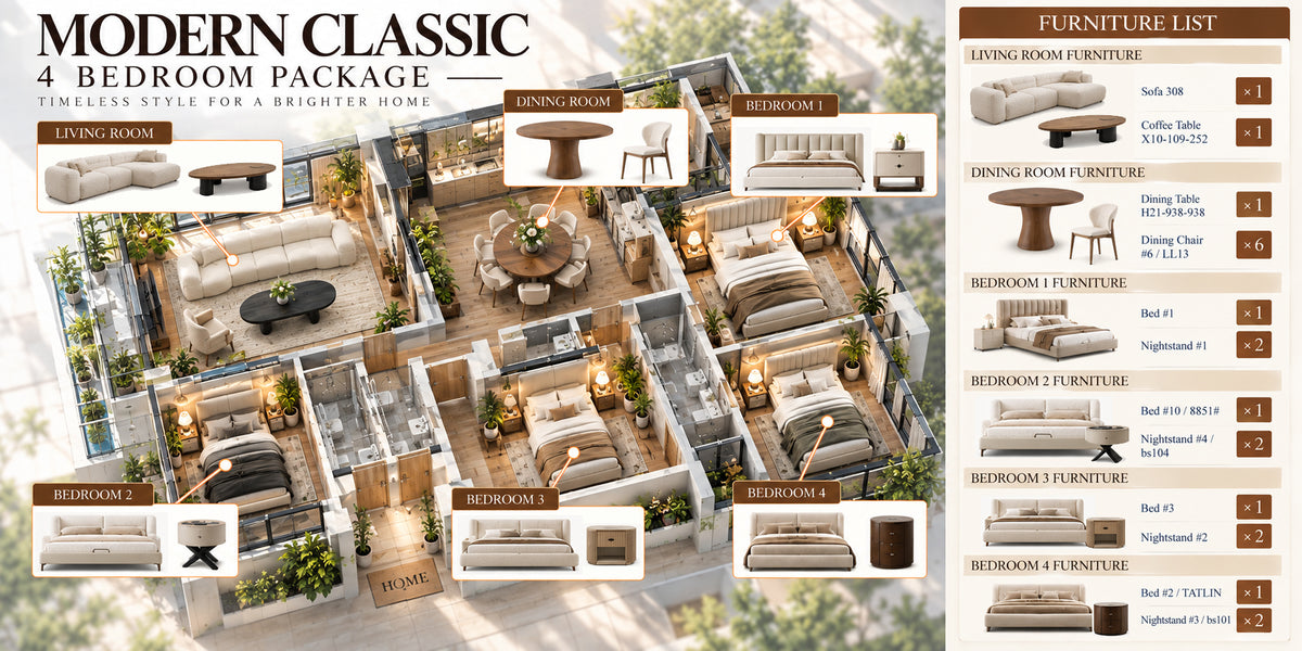 Modern Classic - 4 Bedroom Package