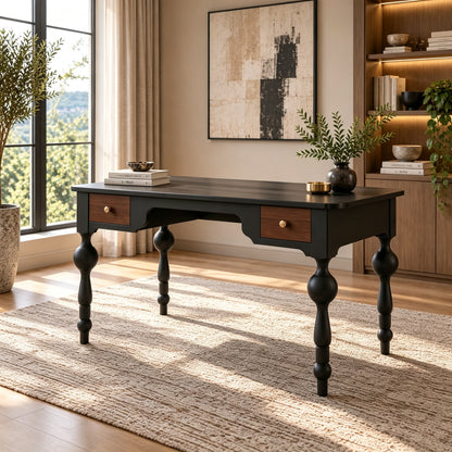 Executive Desk / Oak Office Desk — H20-AG617